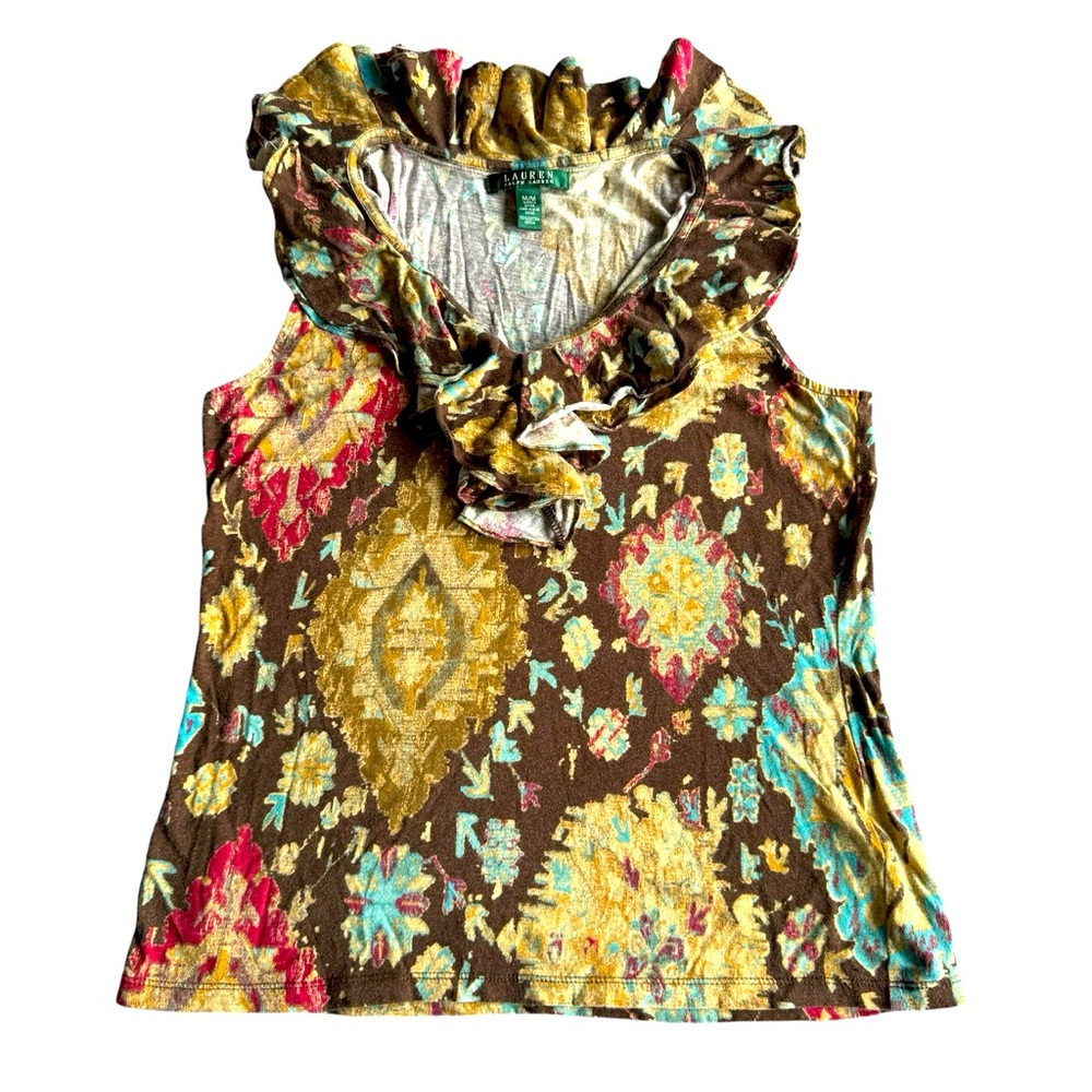 Ralph Lauren women’s multi blouse